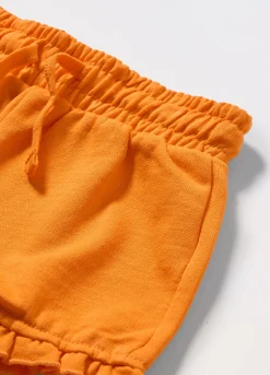 Blukids Shorts in french terry di puro cotone neonata- Pantaloni