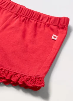 Blukids Shorts in jersey di cotone stretch neonata- Pantaloni