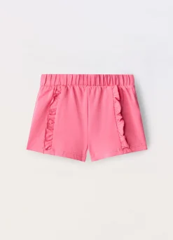 Blukids Shorts in jersey di puro cotone neonata- Pantaloni
