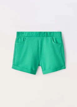 Blukids Shorts in jersey di puro cotone neonato- Pantaloni