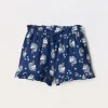 Blukids Shorts in jersey di puro cotone bambina- Pantaloni