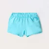 Blukids Shorts in jersey di puro cotone neonata- Pantaloni