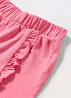 Blukids Shorts in jersey di puro cotone neonata- Pantaloni
