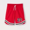 Blukids Shorts in mesh con stampa bambino-Bambino Pantaloni