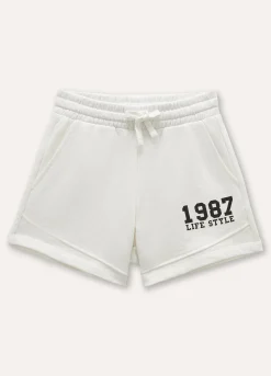 Blukids Shorts in misto cotone ragazza- Pantaloni