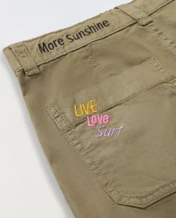 Blukids Shorts in misto cotone ragazza- Pantaloni