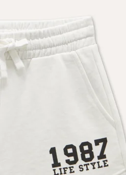Blukids Shorts in misto cotone ragazza- Pantaloni