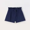 Blukids Shorts in puro cotone bambina- Pantaloni