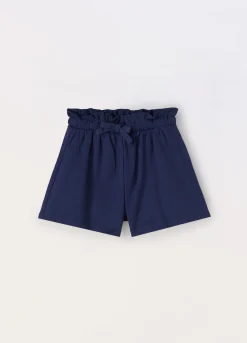 Blukids Shorts in puro cotone bambina- Pantaloni