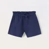 Blukids Shorts in puro cotone bambina- Pantaloni
