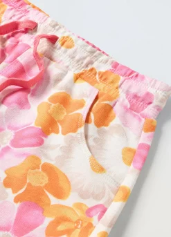 Blukids Shorts in puro cotone bambina- Pantaloni