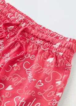 Blukids Shorts in puro cotone bambina- Pantaloni