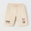 Blukids Shorts in puro cotone NBA ragazzo- Pantaloni