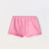 Blukids Shorts in puro cotone neonata- Pantaloni