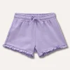 Blukids Shorts in puro cotone neonata- Pantaloni