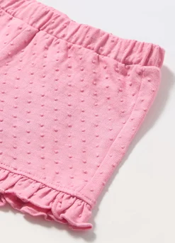 Blukids Shorts in puro cotone neonata- Pantaloni