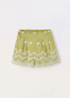 Blukids Shorts in puro cotone voile neonata- Pantaloni