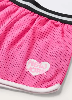 Blukids Shorts mesh bambina- Pantaloni