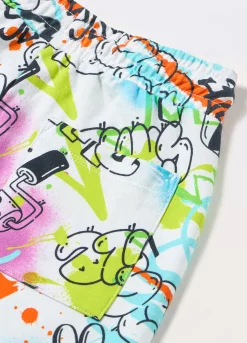 Blukids Shorts multicolor in puro cotone bambino-Bambino Pantaloni