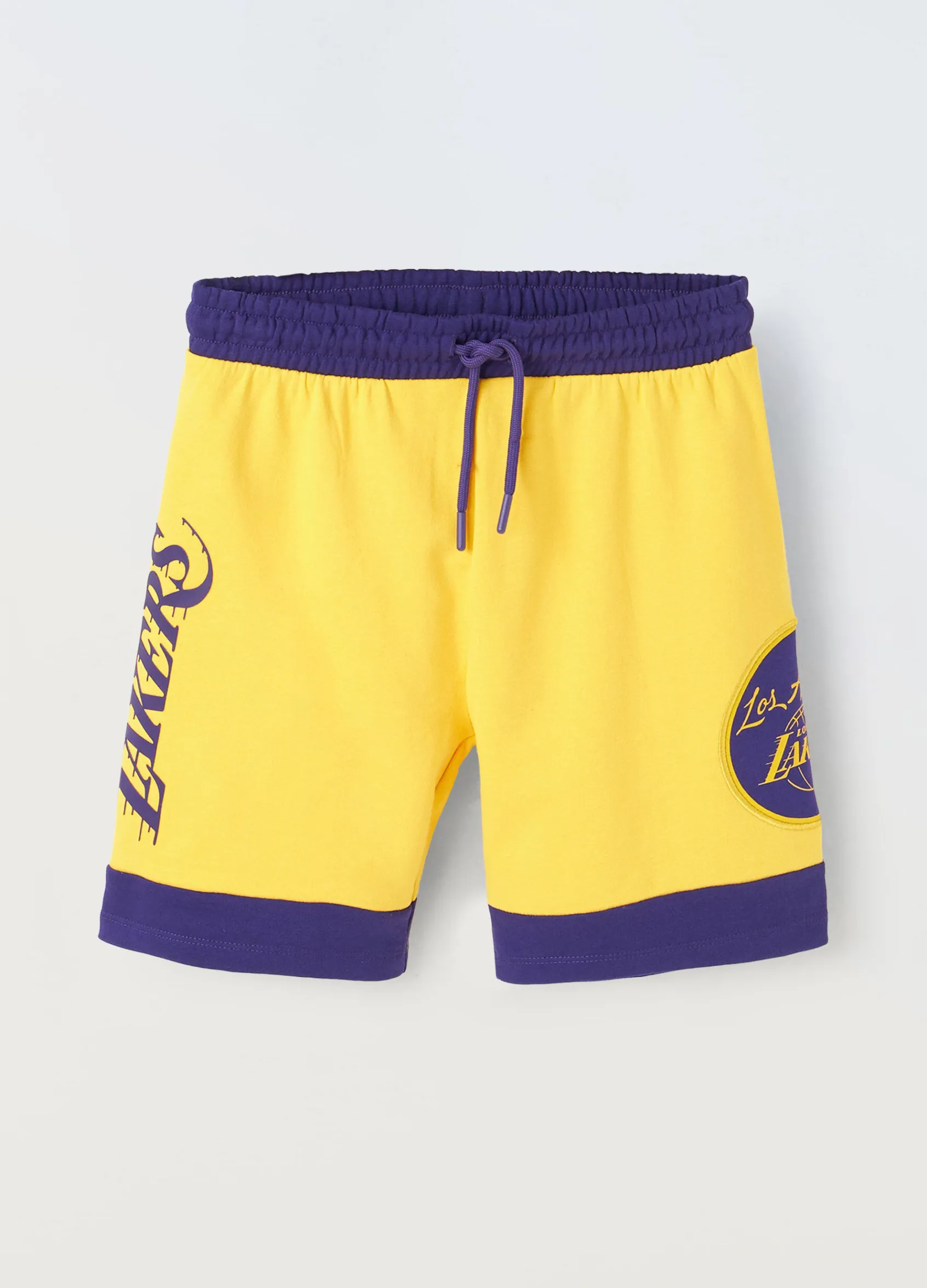Blukids Shorts NBA in puro cotone ragazzo- Pantaloni