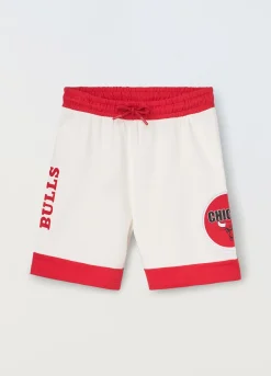 Blukids Shorts NBA in puro cotone ragazzo- Pantaloni