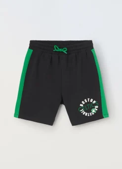 Blukids Shorts NBA in puro cotone ragazzo- Pantaloni