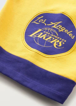Blukids Shorts NBA in puro cotone ragazzo- Pantaloni