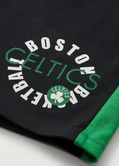 Blukids Shorts NBA in puro cotone ragazzo- Pantaloni