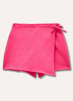 Blukids Skort in puro cotone bambina- Pantaloni