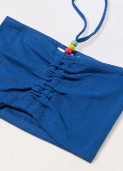 Blukids Top a fascia in costina di cotone stretch ragazza- T-shirt