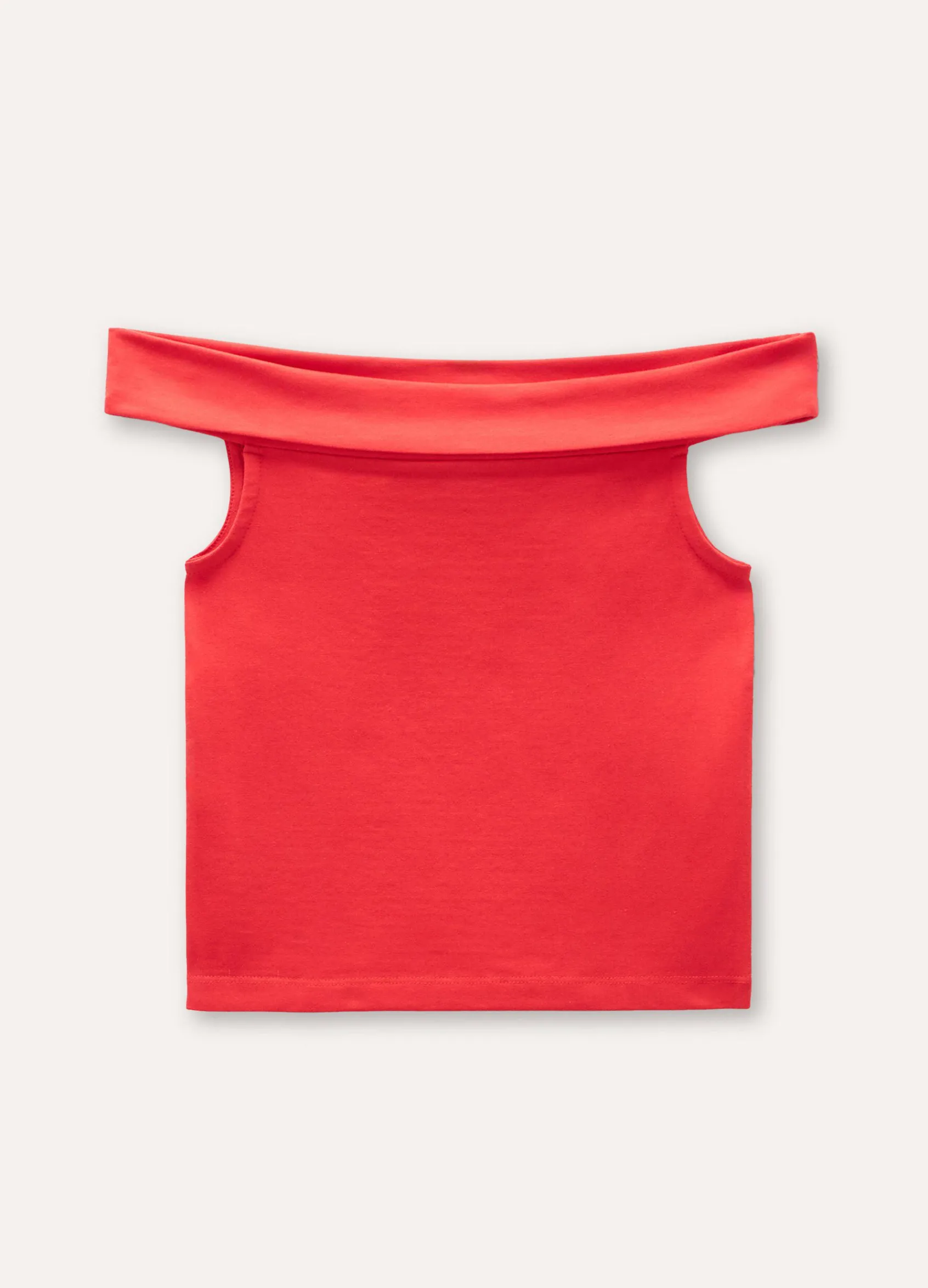 Blukids Top con scollo a barca in cotone stretch ragazza- T-shirt