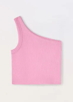 Blukids Top in costina di cotone stretch bambina- T-shirt