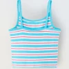 Blukids Top in costina di cotone stretch ragazza- T-shirt
