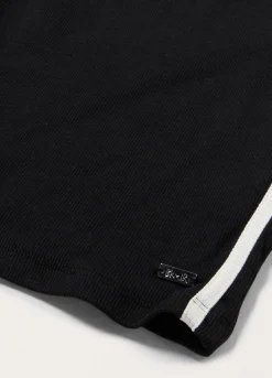 Blukids Top in costina di cotone stretch ragazza- T-shirt