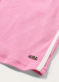 Blukids Top in costina di cotone stretch ragazza- T-shirt
