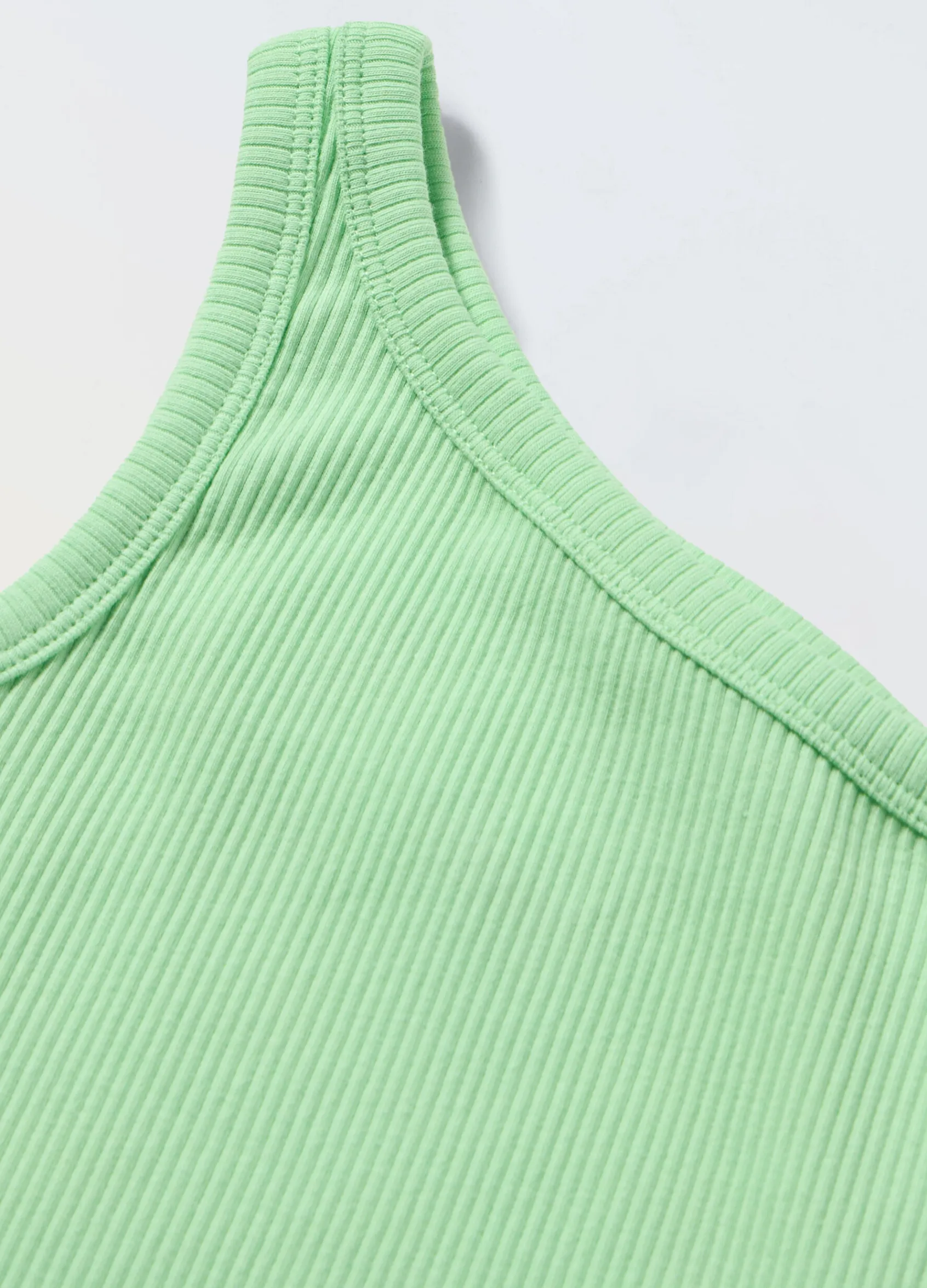 Blukids Top in costina di cotone stretch bambina- T-shirt