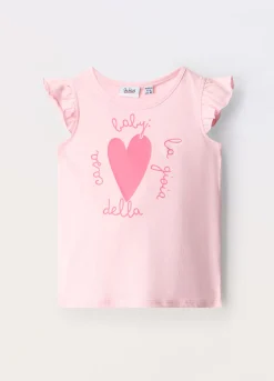 Blukids Top in jersey di puro cotone neonata- T-shirt