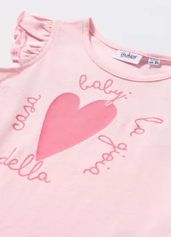 Blukids Top in jersey di puro cotone neonata- T-shirt