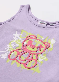 Blukids Top in jersey di puro cotone ragazza- T-shirt