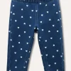 Blukids Treggings misto cotone con stampa bambina- Leggings