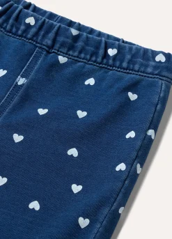 Blukids Treggings misto cotone con stampa bambina- Leggings