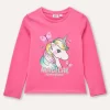 Blukids T-shirt a manica lunga con stampa bambina- T-shirt