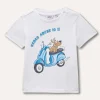 Blukids T-shirt a maniche corte in puro cotone neonato- T-shirt