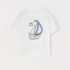 Blukids T-shirt a maniche corte in puro cotone neonato- T-shirt