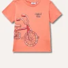 Blukids T-shirt a maniche corte in puro cotone neonato- T-shirt