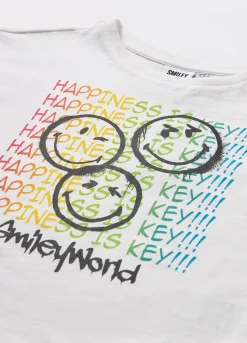Blukids T-shirt a maniche corte in puro cotone ragazza- T-shirt