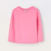 Blukids T-shirt a maniche lunghe in puro cotone neonata- T-shirt
