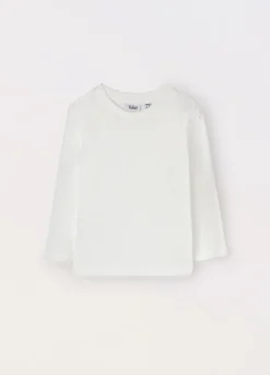 Blukids T-shirt a maniche lunghe in puro cotone neonato- T-shirt