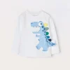 Blukids T-shirt a maniche lunghe in puro cotone neonato- T-shirt