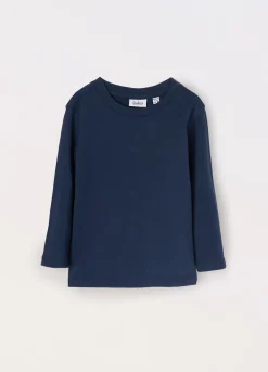 Blukids T-shirt a maniche lunghe in puro cotone neonato- T-shirt